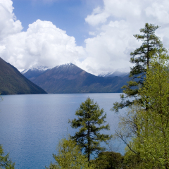 西藏林芝巴松措景区 景点模块