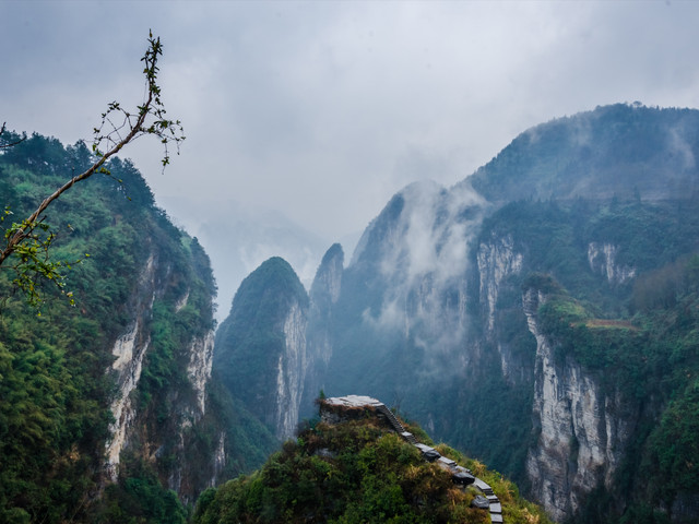 德夯苗寨_5470德夯苗寨赴风景名胜区矮寨大桥景区(门票 观光电梯包含)