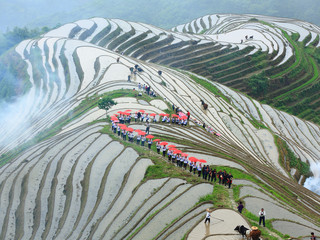 阳朔-龙脊梯田-平安寨-黄洛瑶寨1日游>含景区换山车 含长发村表演