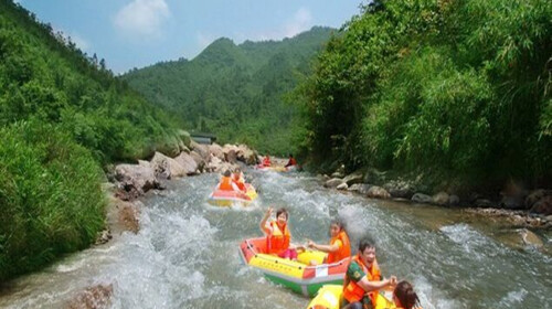  洛阳栾川重渡沟-竹筏漂流2日游>郑州出发,水乡竹韵,回归自然,释放