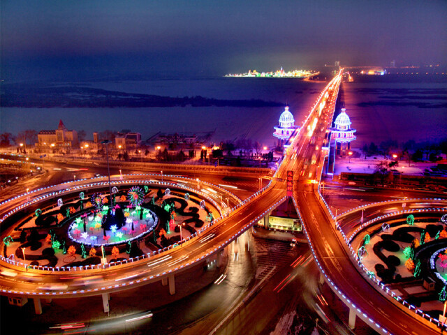 哈尔滨夜景