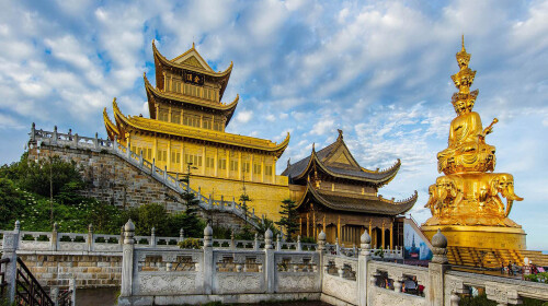  重庆-峨眉山-船游乐山汽车3日游>船游乐山,金顶祈福游,专职车导,全程