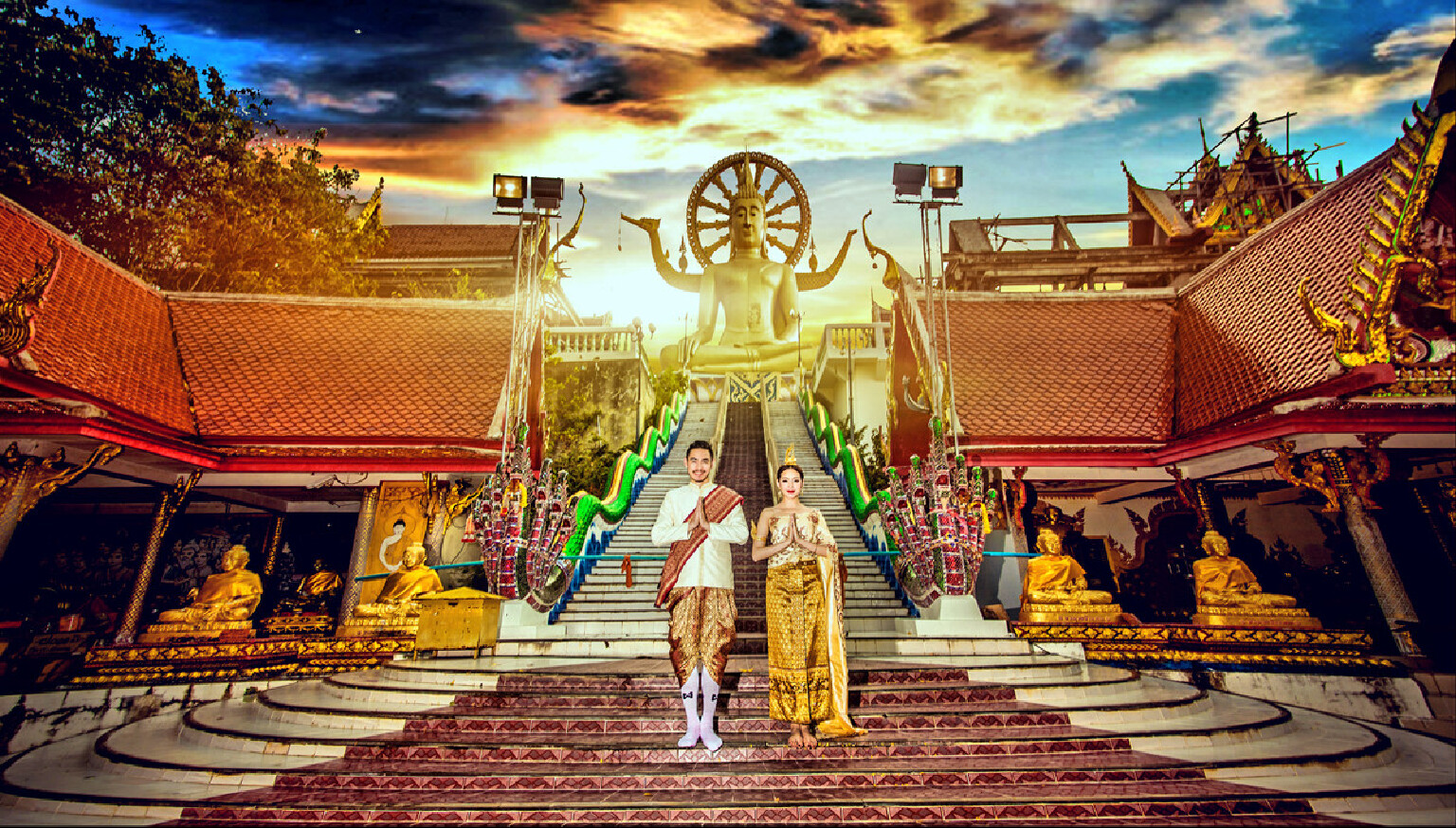 泰国普吉岛婚纱摄影一日游 海滩婚纱照,街景婚