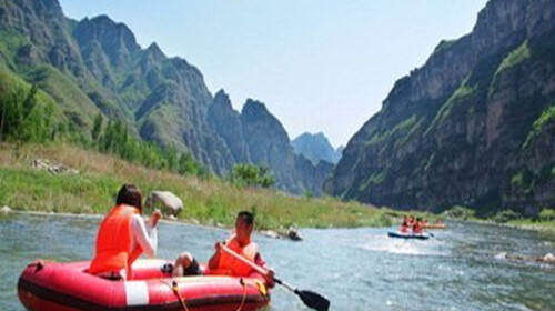 百里峡-誓言玻璃栈道-拒马乐园2日游游山玩水品虹鳟,赠送漂流