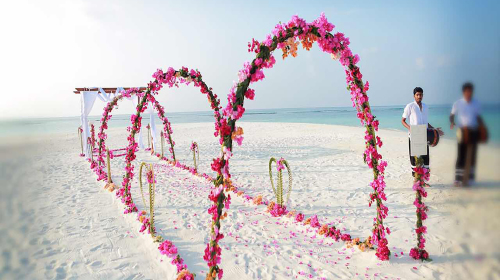 马尔代夫神仙珊瑚岛驻岛蜜月婚拍加婚礼游 马