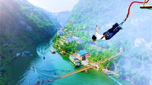 三峡全景-峡口全景动车2日跟团游 赠送游船 快