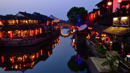 杭州-西塘-上海双高3日游夜宿西塘,啤酒畅饮,西湖骑行,环球登高,赠