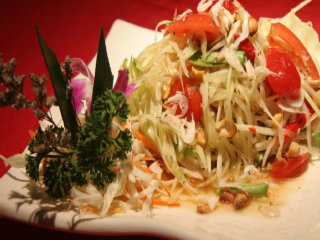 老挝春木瓜(特色凉菜)
