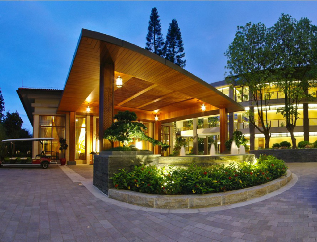 中山早餐休闲度假2天1晚自由行>住中山别墅位置含双人自助温泉温泉挂宾馆在门牌什么图片