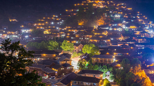 西江千户苗寨夜景