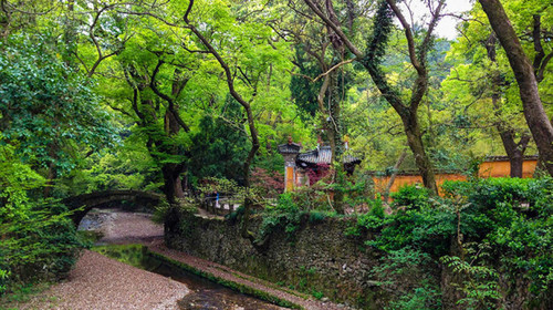  台州天台山-石梁飞瀑-国清寺-张思古民居2日游>宿1晚