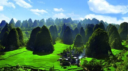 昆明-普者黑-坝美-马岭河峡谷-兴义万峰林-建水