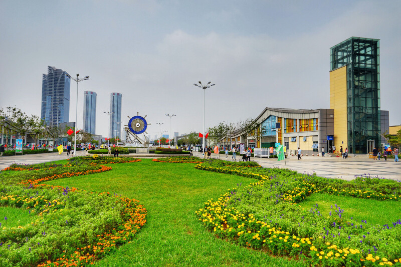 万平口景色确实漂亮,这里是生机勃勃的感觉,确实代表了日照的城市