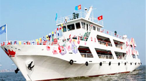  北戴河鸽子窝-公主号游轮-沙雕大世界2日游>游古城 观海景 1晚近海