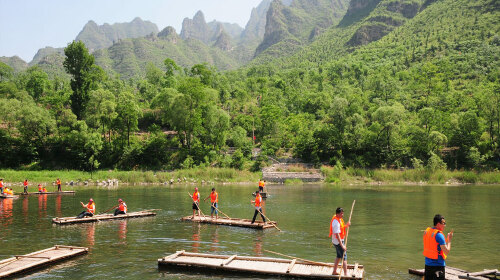 十渡的龙湖湾景区