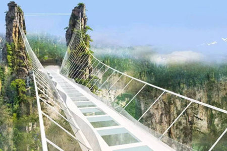 <张家界-大峡谷玻璃桥-天门山玻璃栈道-凤凰古城双高4日游>挑战玻璃桥玻璃栈道夜游凤凰城品特色美食贴心导游服务舒适住宿