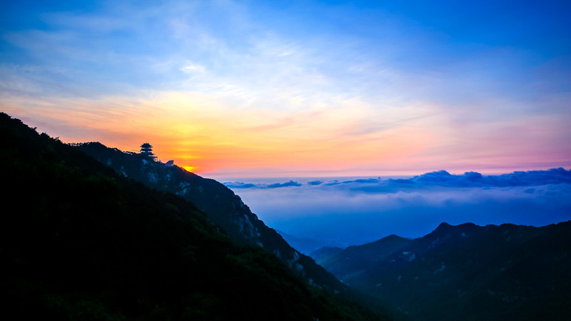 沂蒙山旅游之美轮美奂的天蒙山四季