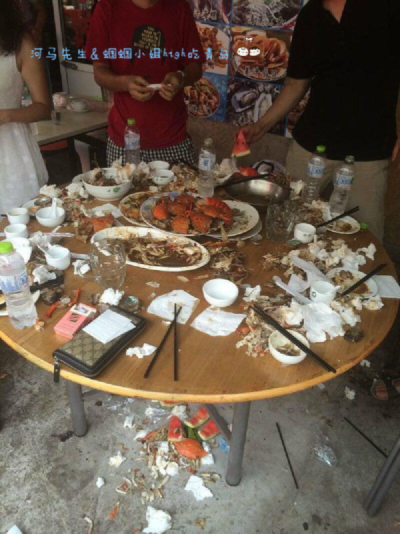 大胡子啤酒屋 即使这样，也还是杯盘狼藉，好吧，一群吃货来的 6、啤酒