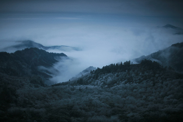 沿着登山栈道行走,登高望极,颇有一番"怅寥廓,问苍茫大地,谁主沉浮?