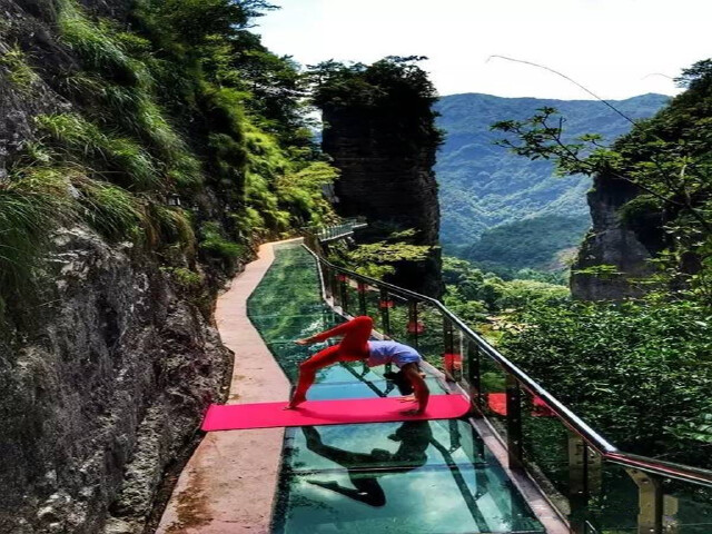  温州雁荡山2日游>灵峰日景,灵岩玻璃栈道,森林公园,重游琅琊榜2拍摄
