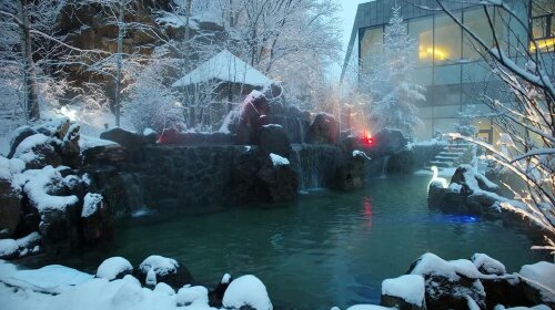  长白山北景区-汤田温泉自驾2日游>宿紫玉渡假酒店 含