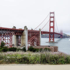 金门大桥的#旅图换旅费# #旅拍# #建筑#