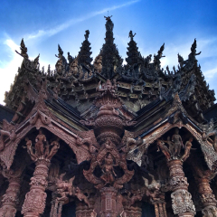 芭提雅真理寺的#旅图换旅费#