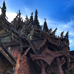 芭提雅真理寺的#旅图换旅费#