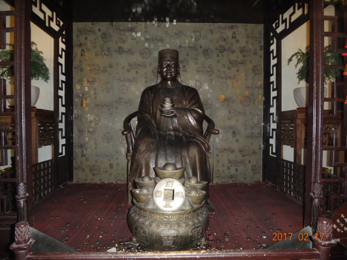 沈万三像.