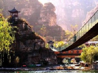 【特价 悬空刺激体验】 房山十渡风景区 誓言玻璃栈道一日游