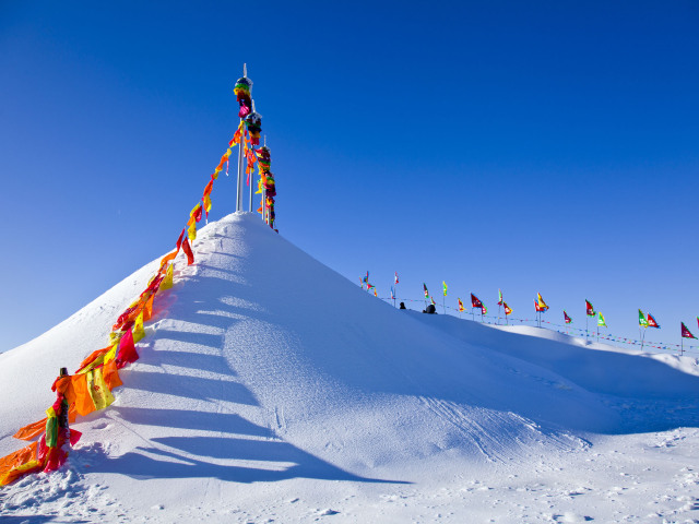 亚布力1日游含初级滑雪2小时(雪服,雪鞋,雪板,雪杖),马拉爬犁,