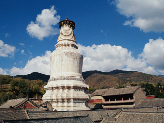 五台山双汽1日游含进山门票,含中餐,深度游览塔院