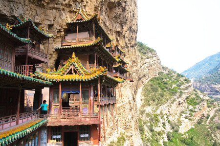 [中秋]<恒山-悬空寺-云冈石窟1日游>大同巴士往返景区交通费、纯玩零购物、沿途站点酒店免费接站