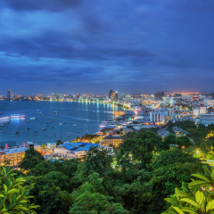 海边夜景