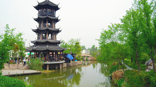 杭州西溪湿地东区含船自驾2日游>宿杭州两岸国际大酒店
