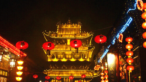 晋祠-王家大院-平遥古城-五台山双汽5天4晚游赏花灯