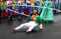 参加中国珲春民俗旅游文化节