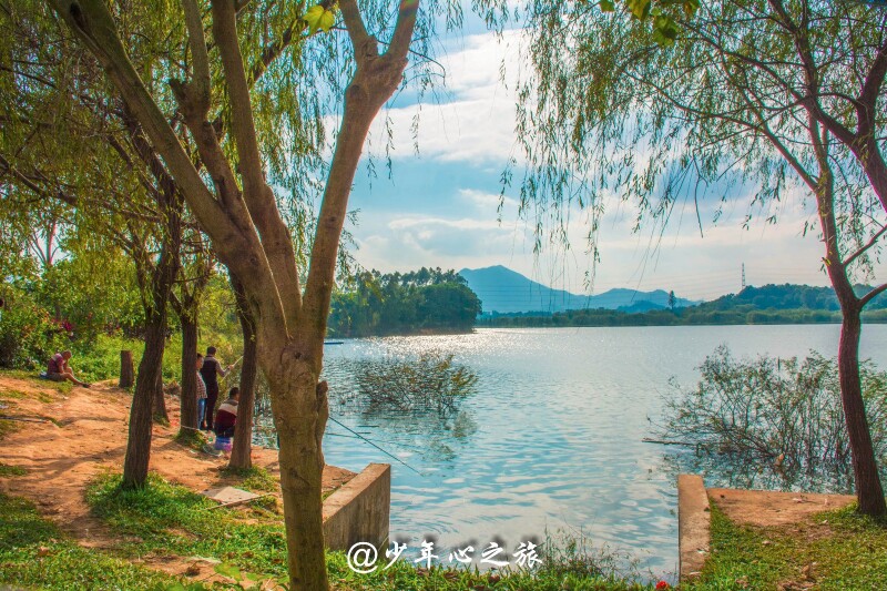 松湖烟雨,生态骑行——东莞松山湖