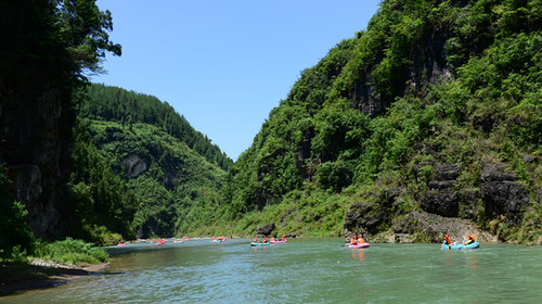 清溪河漂流