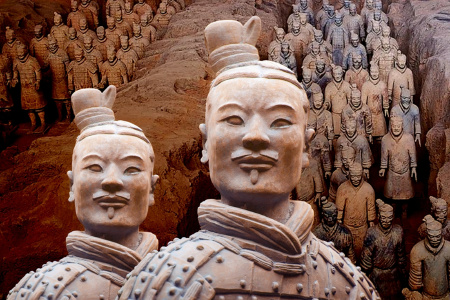 <秦始皇兵马俑-华清宫-黄帝陵-黄河壶口瀑布2日游>放心游，壶口当天往返，享KFC早餐，U型枕