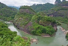 九曲溪竹筏漂流 景点模块