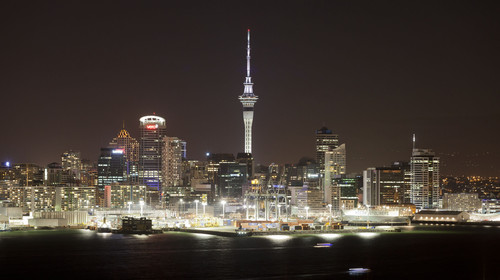 奥克兰市区夜景