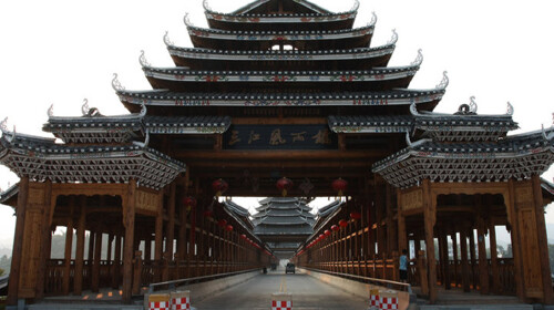  三江鼓楼-程阳风雨桥-西山景区三江双动3日游>赏侗乡
