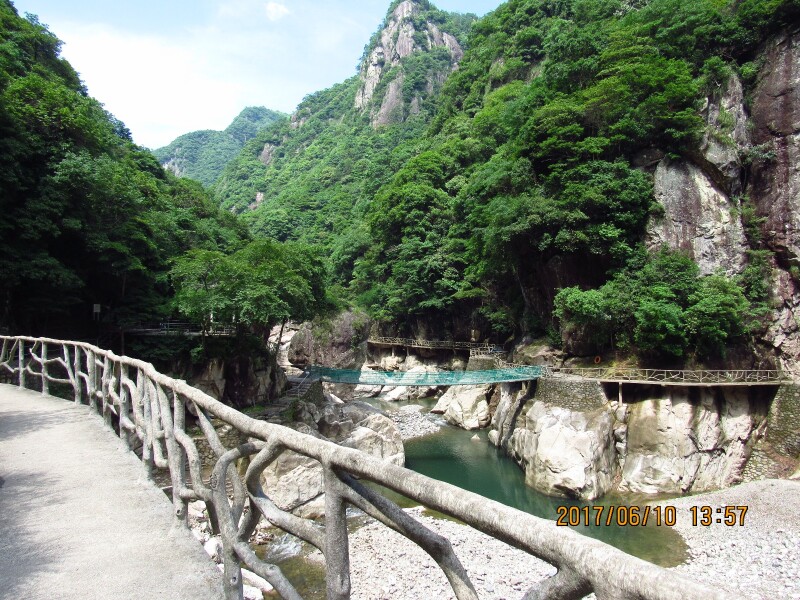 宁海浙东大峡谷梁皇山景区