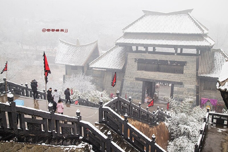 踏春雪探秘千年古刹秘境_圆融寺游记_途牛