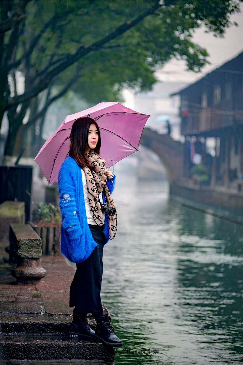 久违了的烟雨长廊和青石板街, 让我这个江南女子