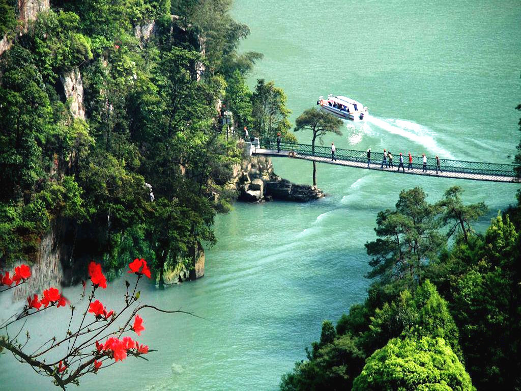 <浙西大峡谷-浙西三峡-仙姑岛-河桥古镇2日