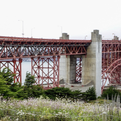 金门大桥的#旅图换旅费# #旅拍# #建筑#