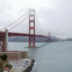 金门大桥的#旅图换旅费# #旅拍# #建筑#