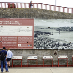 金门大桥的#旅图换旅费# #建筑# #旅拍#